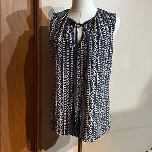 Tory Burch Navy and Cream Garment